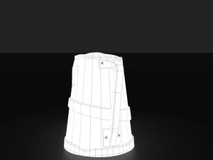 medieval style beer mug 3D Model