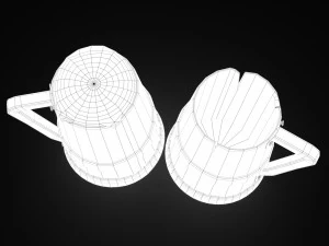 medieval style beer mug 3D Model
