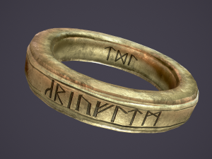 medieval ring 3D Model