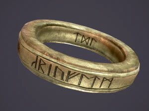 anel medieval Modelo 3D