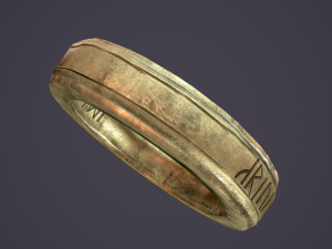 medieval ring Modèle 3D