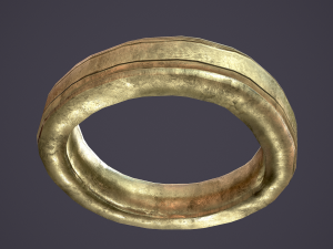 medieval ring Modèle 3D
