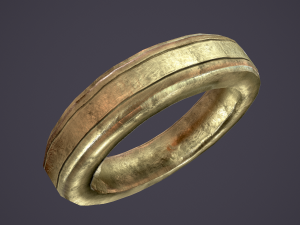 medieval ring Modèle 3D