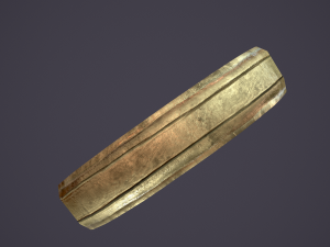 medieval ring Modèle 3D