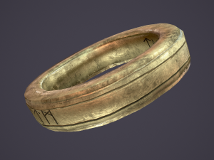 medieval ring Modèle 3D