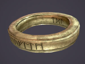 medieval ring 3D Model
