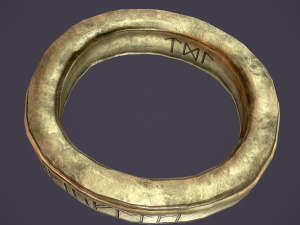 medieval ring Modèle 3D