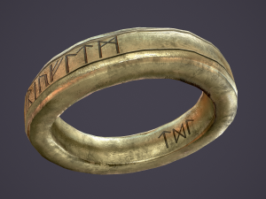 medieval ring Modèle 3D
