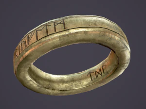 medieval ring 3D Model