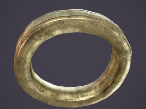 medieval ring Modèle 3D