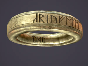 medieval ring 3D Model