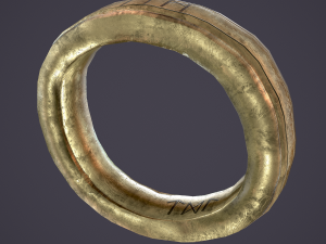 medieval ring Modèle 3D