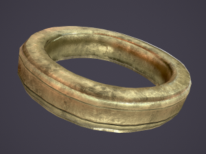 medieval ring Modèle 3D