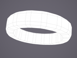 medieval ring Modèle 3D