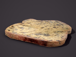 Slice of bread Modelo 3D