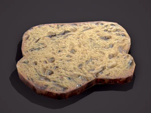 Slice of bread 3D Model