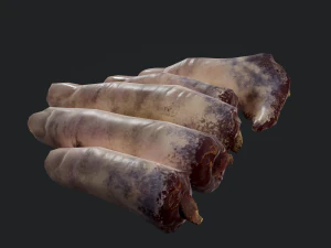 severed fingers 3D Model