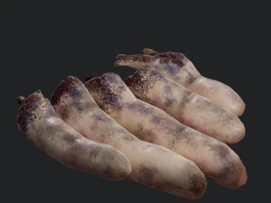 severed fingers 3D Model