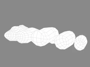 severed fingers 3D Model