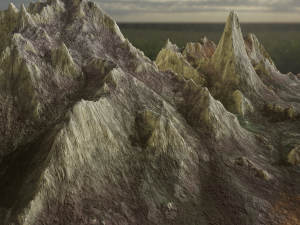 Mountain landscape rocky 3D Model