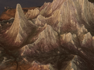 Mountain landscape rocky 3D Model