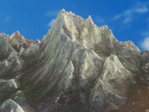 Mountain landscape rocky 3D Model