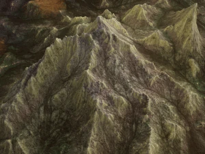 Mountain landscape rocky 3D Model