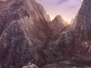 Mountain landscape rocky 3D Model