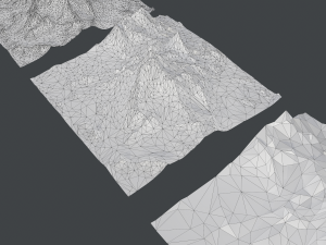 Mountain landscape rocky 3D Model