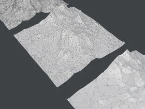 Mountain landscape rocky 3D Model