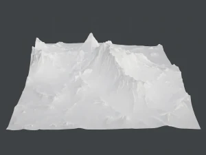 Mountain landscape rocky 3D Model