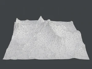 Mountain landscape rocky 3D Model