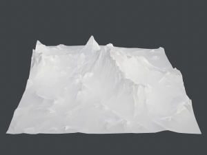Mountain landscape rocky 3D Model