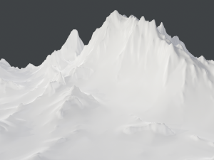Mountain landscape rocky 3D Model