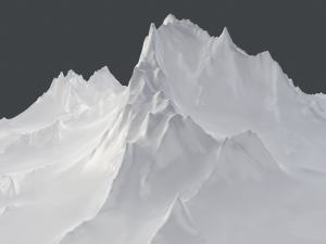 Mountain landscape rocky 3D Model