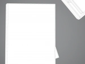 Hard cover books 3D Model