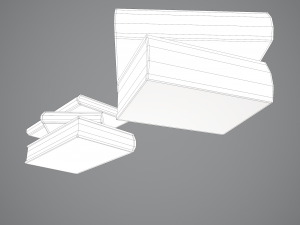 Hard cover books 3D Model