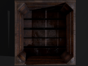 wooden crate Modello 3D