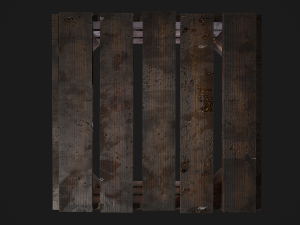 wooden crate Modello 3D