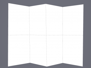 Folding treasure map 3D Model