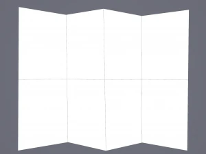 Folding treasure map 3D Model