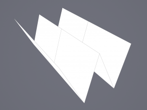Folding treasure map 3D Model