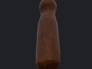 Medieval wooden toy doll 3D Модель