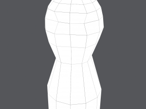 Medieval wooden toy doll 3D Модель