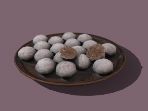 Donuts cookie balls 3D मॉडल