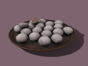 Donuts cookie balls 3D मॉडल