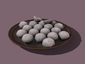 Donuts cookie balls 3D मॉडल