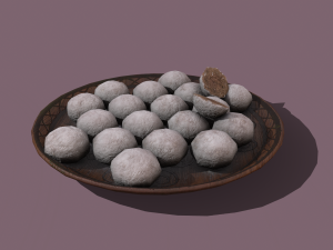 Donuts cookie balls 3D मॉडल