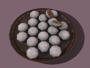 Donuts cookie balls 3D मॉडल