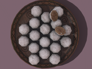 Donuts cookie balls 3D मॉडल